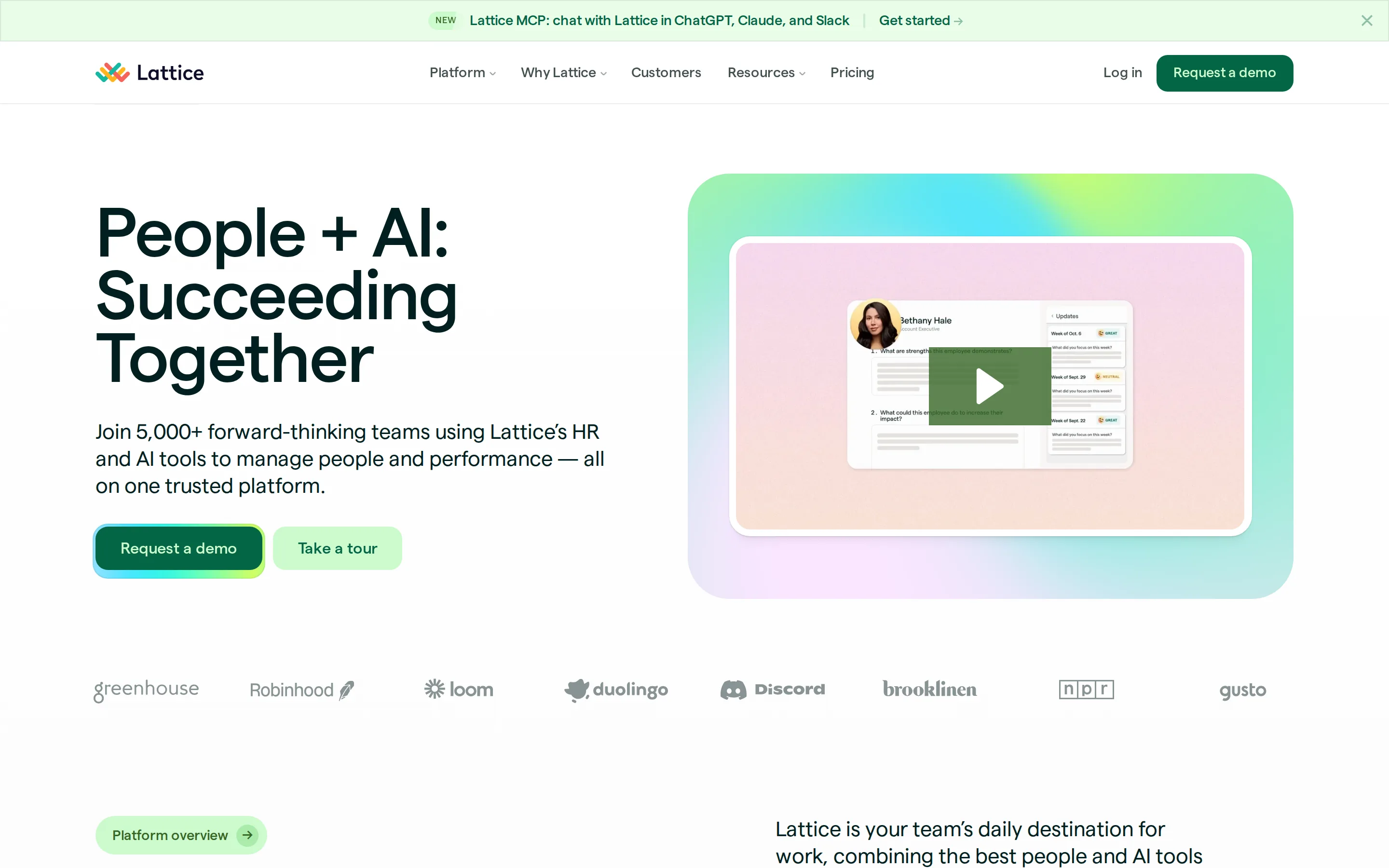 Lattice website